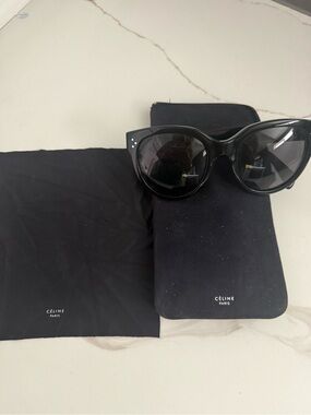 Black Cat-Eye Sunglasses - Women's Designer Shades